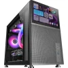 MARS GAMING MC-LCD CAJA PC GAMING - DISEÑO COMPACTO MICRO-ATX - PANTALLA LCD IPS 8 - CONECTIVIDAD USB-C Y USB 3.0 - SOPORTE REFRIGERACION LIQUIDA - EXPANSION AMPLIA - COLOR NEGRO