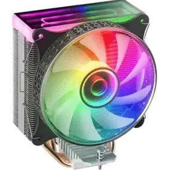 MARS GAMING MCPU-VR DISIPADOR CPU - SOPORTA HASTA 180W TDP - DOBLE ESPEJO INFINITO ARGB - MULTISOCKET UNIVERSAL - CONTROL ILUMINACION ARGB - COLOR NEGRO