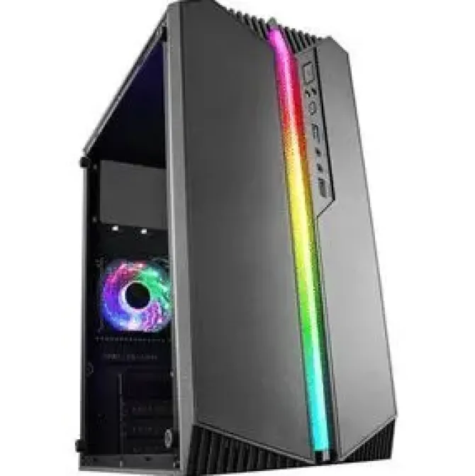 MARS GAMING MC-S1 CAJA COMPACTA GAMING - ILUMINACION ARGB 12 MODOS - VENTANA LATERAL COMPLETA - REFRIGERACION AVANZADA - COMPATIBLE MICRO-ATX/MINI-ITX - COLOR NEGRO