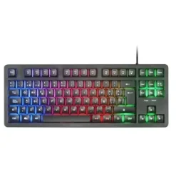 MARS GAMING MK023 TECLADO GAMING - TECNOLOGIA H-MECH RED - ILUMINACION FRGB LED - ANTI-GHOSTING - COMPATIBILIDAD UNIVERSAL - ESTRUCTURA ROBUSTA - COLOR NEGRO