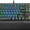 MARS GAMING MK5 TECLADO MECANICO RGB - 435X129X37MM - SWITCHES OUTEMU SQ - DISEÑO GAMING SOLIDO - ILUMINACION FULL RGB - REPOSAMUÑECAS ACOLCHADO - SOFTWARE DE CONTROL PROFESIONAL - PORTUGUES - COLOR N