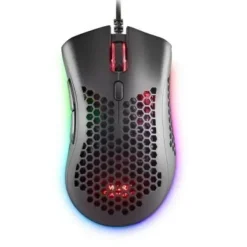 MARS GAMING MMEX RATON GAMING USB 32000DPI - CARCASA DE PANEL PERFORADO - 7 BOTONES PROGRAMABLES - ILUMINACION RGB CHROMA - USO DIESTRO - CABLE DE 1.70M