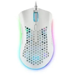 MARS GAMING MMEX RATON GAMING USB 32000DPI - CARCASA DE PANEL PERFORADO - 7 BOTONES PROGRAMABLES - ILUMINACION RGB CHROMA - USO DIESTRO - CABLE DE 1.70M