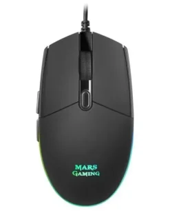 MARS GAMING MMG RATON GAMING USB 3200DPI - 6 BOTONES - ILUMINACION LED RGB - USO DIESTRO - CABLE DE 1.60M