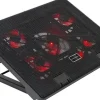 MARS GAMING MNBC2 BASE DE REFRIGERACION PARA PORTATIL HASTA 17.3 USB - INCLINACION AJUSTABLE - 5 VENTILADORES - ILUMINACION LED ROJO