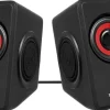 MARS GAMING MS1 ALTAVOCES 2.0 10W USB, JACK 3.5MM - 6 DRIVERS DE SONIDO: 2 ACTIVOS Y 4 PASIVOS - CONTROL DE VOLUMEN