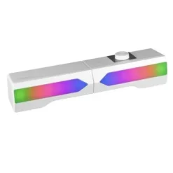 MARS GAMING MSDUO RGB MESH SISTEMA DE SONIDO - ILUMINACION RGB - VERSATILIDAD 2 EN 1 - BLUETOOTH 5.0 - POTENCIA 15W - SONIDO DSP Y DRIVERS REFLEX - COLOR BLANCO
