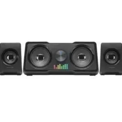 MARS GAMING MSX SISTEMA DE SONIDO - 35W POTENCIA - SISTEMA 2.2 CON 4 DRIVERS - DSP AVANZADO - RGB FLOW - CONEXION JACK UNIVERSAL - COLOR NEGRO