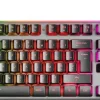MARS GAMING TECLADO GAMING MK220 - TECNOLOGIA H-MECH - ILUMINACION FRGB RAINBOW - PANEL DE ALUMINIO - BASE DE ABS REFORZADO - DISEÑO COMPLETO - MATERIAL ALUMINIO + ABS - LONGITUD DEL CABLE 150CM - FRA