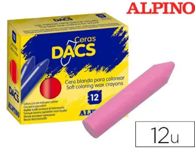 MASATS LAPIZ CERA DACS ROSA 12 UD DA060025 MAK655189
