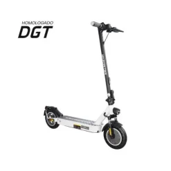 MASCOOTER S2 PATINETE ELECTRICO MOTOR 400W - HOMOLOGADO DGT - AUTONOMIA HASTA 30KM - CARGA MAXIMA 100KG - RUEDAS 10 - COLOR BLANCO/NEGRO
