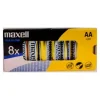 MAXELL PACK DE 8 PILAS ALCALINAS LR06 AA 1.5V