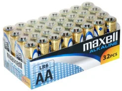 MAXELL PACK DE 32 PILAS ALCALINAS LR06 AA 1.5V