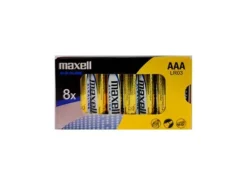 MAXELL PACK DE 8 PILAS ALCALINAS LR03 AAA 1.5V