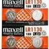 MAXELL PACK DE 10 PILAS ALCALINAS DE BOTON LR1130 1.5V
