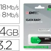 MEMORIA EMTEC USB 3.2 CLICK EASY 64 GB VERDE