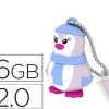 MEMORIA USB EMTEC FLASH 16 GB 2.0 PINGUINO