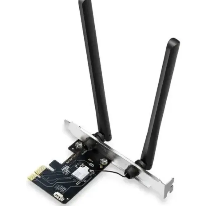 MERCUSYS MA86XE TARJETA DE RED PCIE AXE5400 WIFI 6E BLUETOOTH 5.2 TRIPLE BANDA - 2 ANTENAS