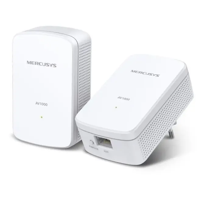 MERCUSYS MP500 ADAPTADOR POWERLINE - 1000MBPS - ALCANCE 300M - GIGABIT ETHERNET - PACK DE 2