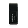 MERCUSYS N300 MINI ADAPTADOR INALAMBRICO USB 2.0 - HASTA 300MBPS - COLOR NEGRO