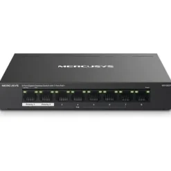 MERCUSYS SWITCH 8 PUERTOS GIGABIT RJ45 10/100/1000MBPS - 7 PUERTOS POE - DISEÑO COMPACTO - PLUG & PLAY - CARCASA DE METAL