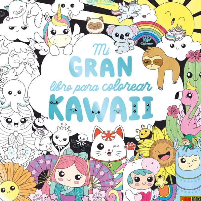 MI GRAN LIBRO PARA COLOREAR KAWAII