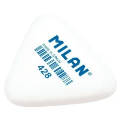 MILAN 428 GOMA DE TRIANGULAR GRUESA - MIGA DE PAN - CAUCHO SINTETICO - COLOR BLANCO
