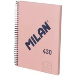 MILAN BLOC ESPIRAL MILAN 80 H A5 CUADRO 5 MM SERIE 1918