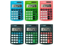 MILAN CALCULADORA SOBREMESA 8 DIGITOS POCKET COLORES VIVOS 159912BULK