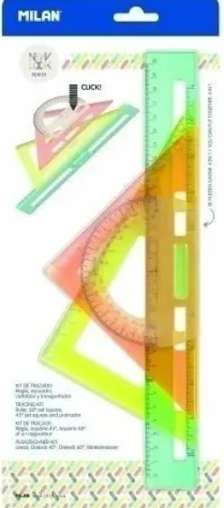 MILAN ESTUCHE DE DIBUJO 4 REGLAS MILAN N. LOOK 359801NL