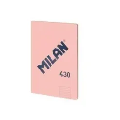 MILAN LIBRETA ENCOLADA 48 HOJAS A4 PAUTA SERIE 1918 ROSA