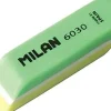 MILAN NATA 6030 GOMA DE BORRAR BISELADA BICOLOR - PLASTICO - NO DAÑA EL PAPEL - COLORES SURTIDOS