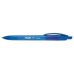 MILAN P07 DRY-GEL BOLIGRAFO DE GEL RETRACTIL - PUNTA 0.7MM - SECADO RAPIDO - COLOR AZUL