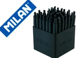 MILAN P1 TOUCH MINI BOLIGRAFO DE BOLA RETRACTIL - PUNTA REDONDA 1MM - TINTA CON BASE DE ACEITE - ESCRITURA SUAVE - COLOR NEGRO
