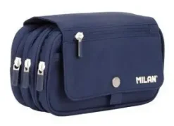 MILAN PORTATODO MILAN 4 CREMALLERAS CON SOLAPA 1918 AZUL