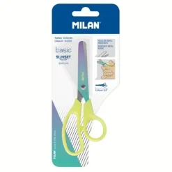 MILAN TIJERA ESCOLAR SUNSET MANGO AMARILLO 13CM BWM10444Y
