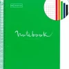 MIQUEL RIUS NOTEBOOK A-4 TAPA EXTRA DURA CUADRO 5X5MM 120H 90GR EMOTION VERDE 46065