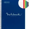 MIQUEL RIUS NOTEBOOK A-4 TAPA EXTRA DURA CUADRO 5X5MM 120H 90GR EMOTION AZUL MARINO 46063