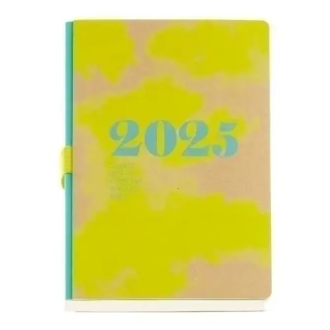 MIQUELRIUS AGENDA ANUAL (2025) MIQUELRIUS TRENDS BACK TO BASICS KRAFT COSIDA TAPA DURA PLUS 155X213 S/V NUBES