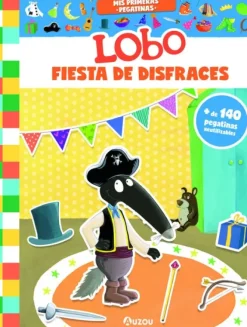 MIS PRIMERAS PEGATINAS - LOBO - FIESTA DE DISFRACES.