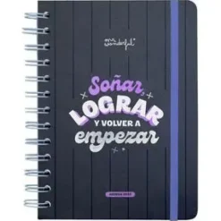 MR WONDERFUL AGENDA ANUAL 2025 SEMANAL SOÑAR LOGRAR Y VOLVER A