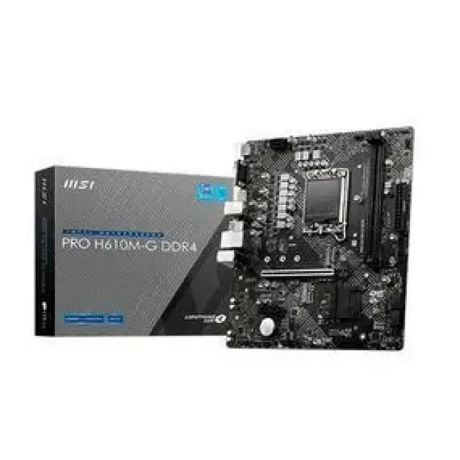 MSI PLACA BASE PRO H610M-G INTEL 1700 2XDDR4 - HDMI, VGA, DP, M.2, USB3.2, MICROATX