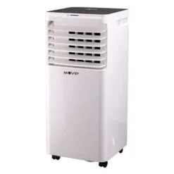 MUVIP AIRE ACONDICIONADO PORTATIL 1.750 FRIGORIAS 780W - PANTALLA LED - BOTONERA TACTIL - CONTROL REMOTO - FUNCIONES DE CLIMATIZACION, VENTILACION Y DESHUMIDIFICACION