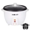 MUVIP ARROCERA - CAPACIDAD 1.5 LITROS - POTENCIA 500W - SISTEMA DE COCCION Y CALENTAMIENTO - RECIPIENTE INTERIOR DE ALUMINIO ANTIADHERENTE - TAPA DE CRISTAL - COLOR BLANCO