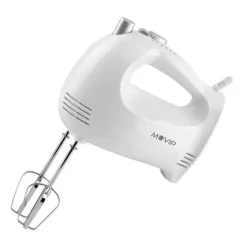MUVIP BATIDORA AMASADORA DE MANO PARA REPOSTERIA 400W - 5 VELOCIDADES - 2 CONJUNTOS DE VARILLAS - BOTON TURBO