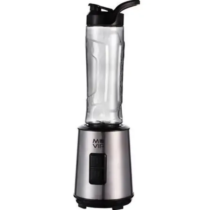 MUVIP BATIDORA DE VASO 300W 600ML - 2 VELOCIDADES - CUERPO Y CHUCHILLAS DE ACERO INOXIDABLE - BLOQUEO DE SEGURIDAD - LUZ LED