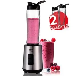 MUVIP BATIDORA SMOOTHIE 300W INOX 2 VASOS 600ML - COLOR VARIOS