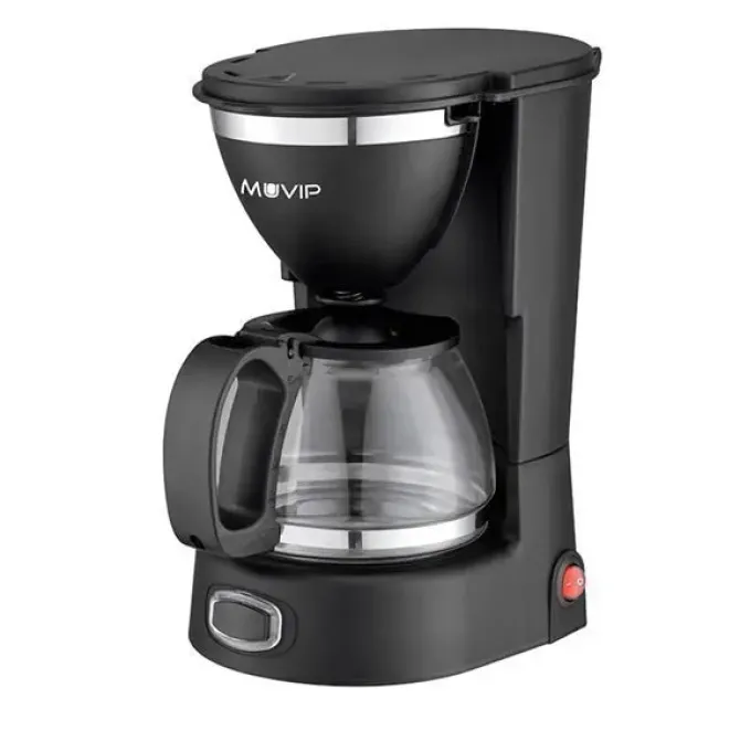 MUVIP CAFETERA DE GOTEO - ELÉCTRICA - 650W - FUNCION ANTIGOTEO - FILTRO PERMANENTE ABATIBLE - INDICADOR NIVEL DE AGUA - CONTENEDOR TRANSPARENTE - CAPACIDAD PARA 6 TAZAS