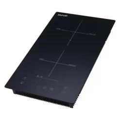 MUVIP COCINA DE INDUCCION DOBLE 2000W - 10 NIVELES DE POTENCIA - APTA PARA ENCASTRAR O SOBREMESA - TEMPORIZADOR - CONTROL CONTRA EL SOBRECALENTAMIENTO - BLOQUEO INFANTIL