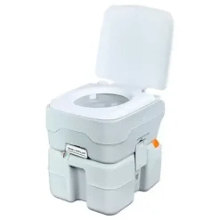 MUVIP INODORO QUIMICO PORTATIL 20 LITROS CON NIVEL - COLOR BLANCO